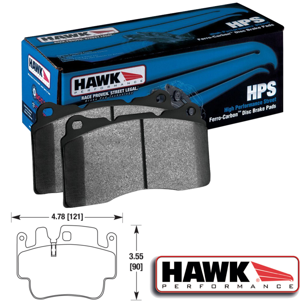 Hawk Performance HPS Rear Brake Pad Set