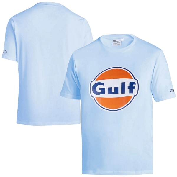 Sparco Gulf Logo Light Blue T-Shirt