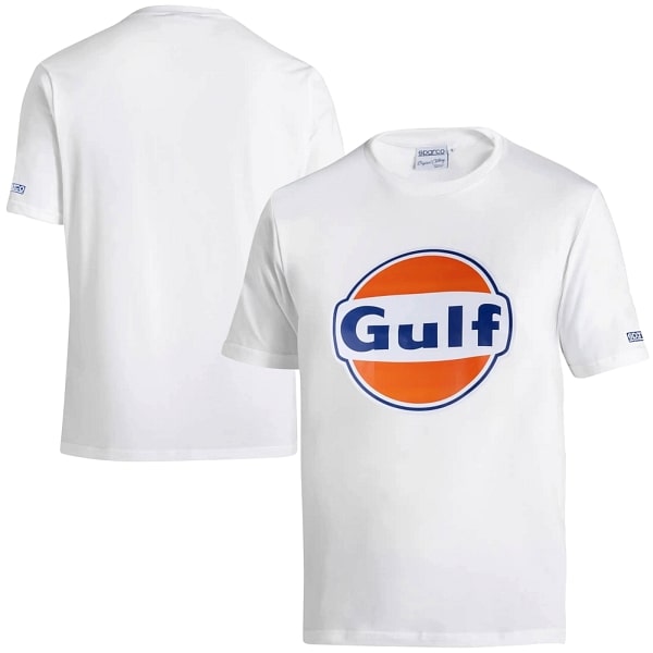Sparco Gulf Logo White T-Shirt