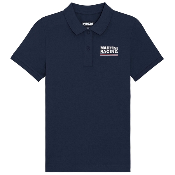 Martini Racing Ladies Polo Shirt 1980's Sport Line Navy Blue