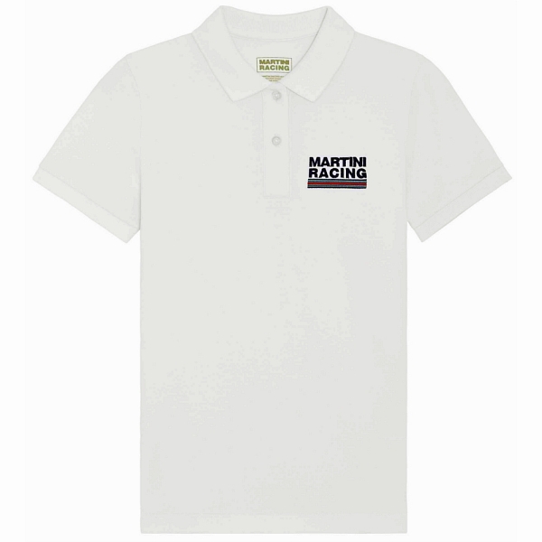 Martini Racing Ladies Polo Shirt 1980's Sport Line White