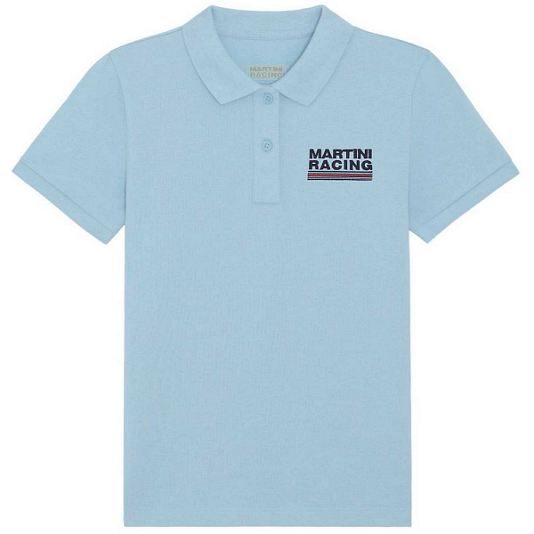 Martini Racing Men's Polo Shirt 1981 Sport Line Light Blue