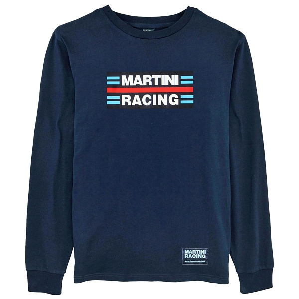 Martini Racing Long Sleeve Team TShirt Navy Blue