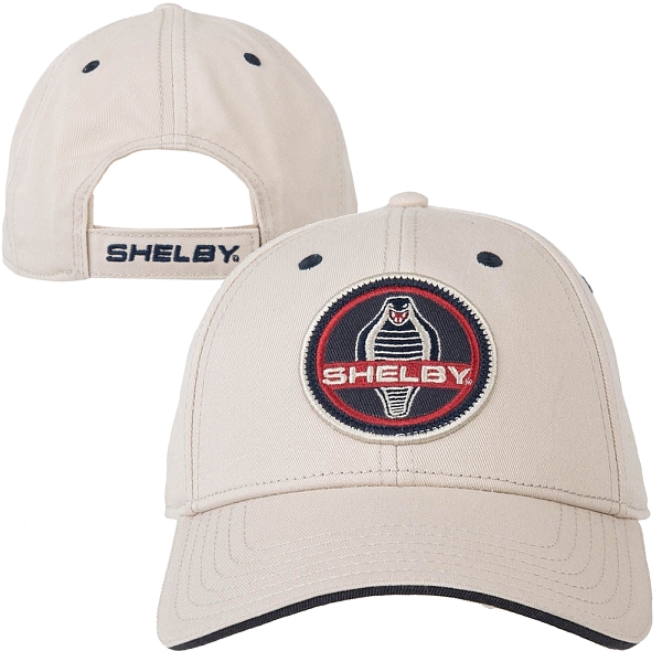 Shelby Chino Off White Twill Baseball Cap