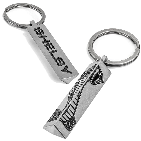 Shelby Tiffany Snake 3-Sided Silver Bar Keychain