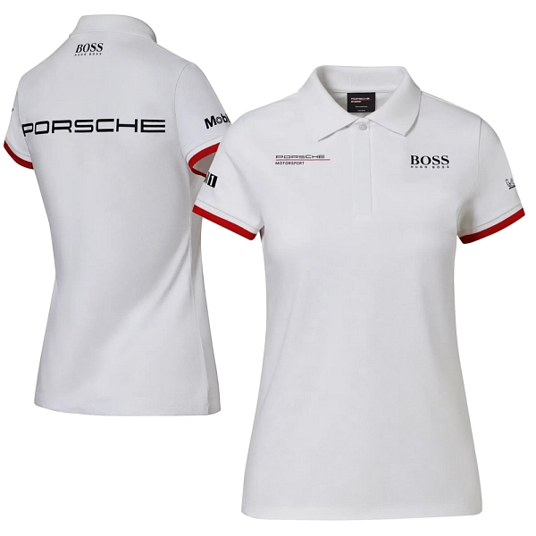 Porsche Ladies Motorsport Team Replica Polo Shirt White