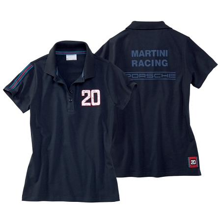 Porsche Ladies Martini Racing Dark Blue Polo Shirt #20