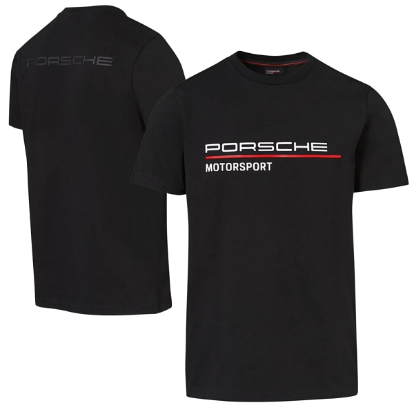 Porsche Men's Motorsport Fanwear Tshirt Black