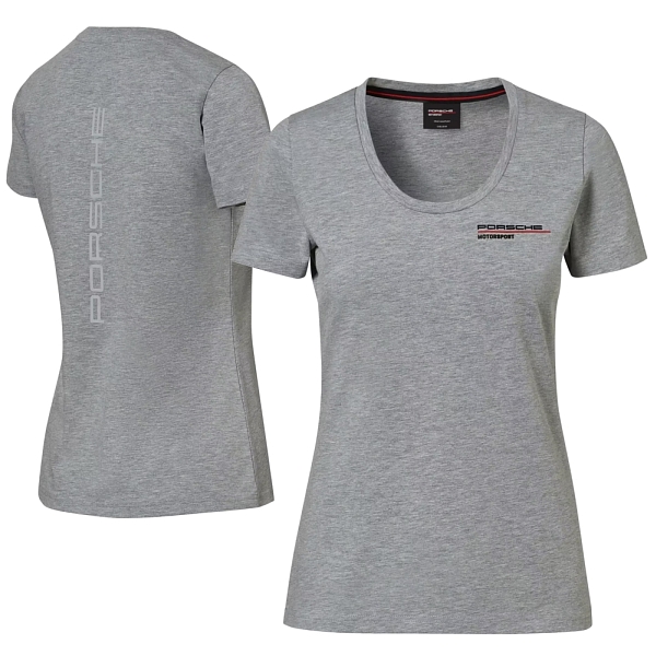 Porsche Ladies Motorsport Fanwear Tshirt Grey